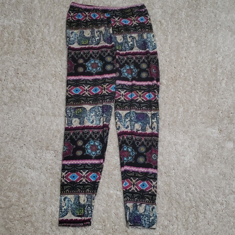 Elephant mandala yoga super soft leggings